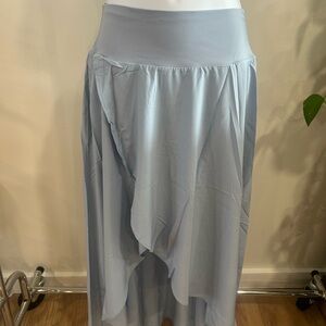 HALARA Sky Blue Asymmetrical Skirt